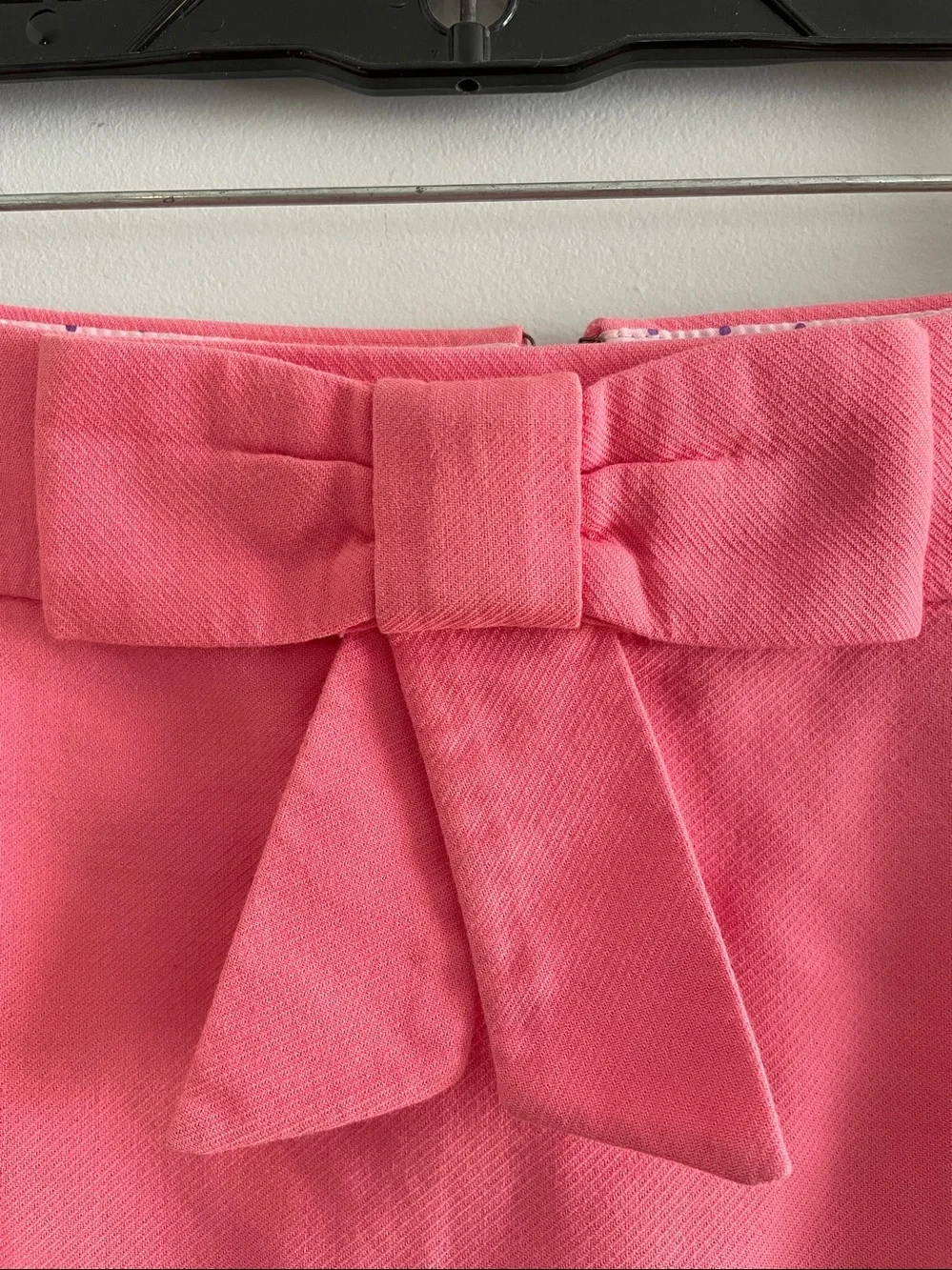 J. CREW Pink Bow-Front Pencil Skirt
